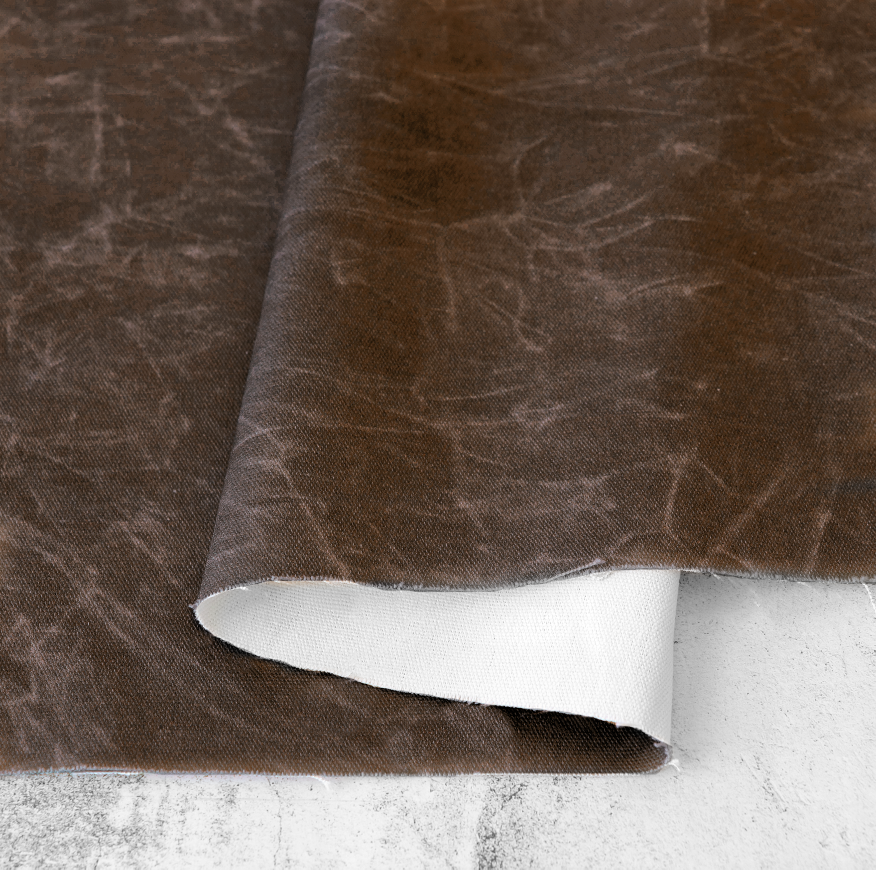 Brown Faux Waxed Duck Canvas – Sallie Tomato