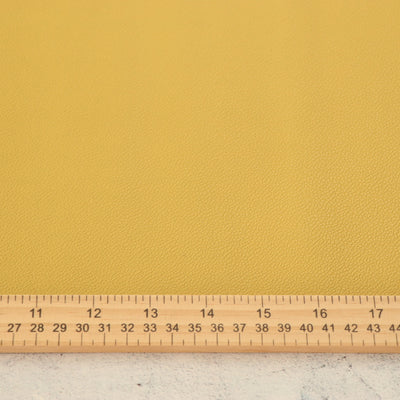 Mustard Pebble Faux Leather