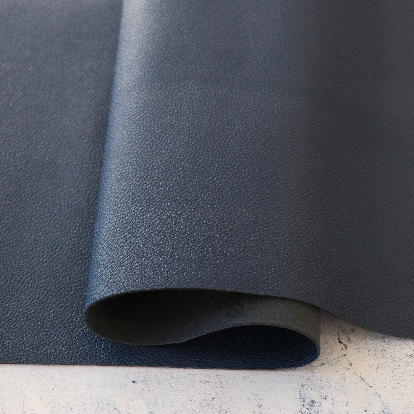Navy Pebble Faux Leather