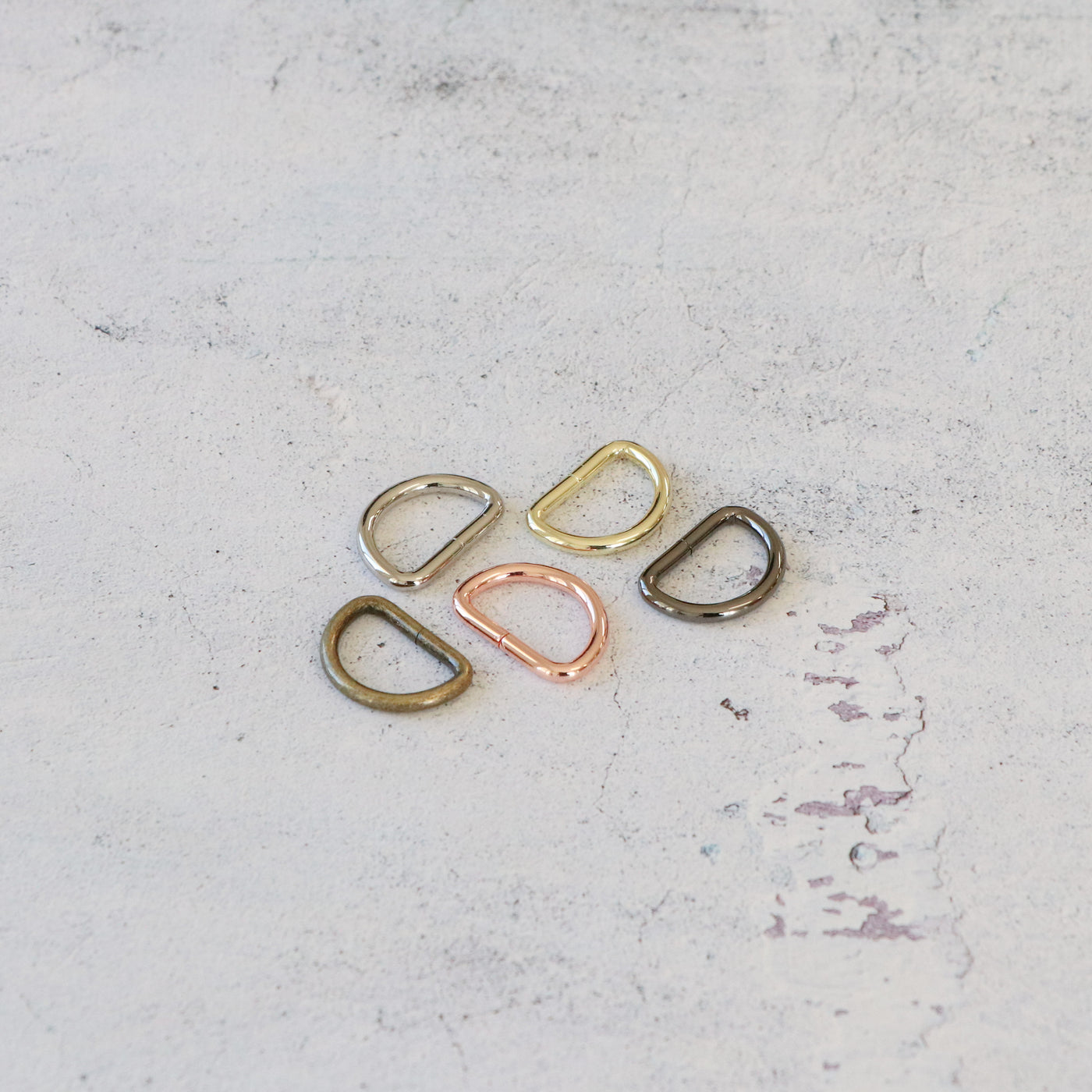 Four 3/4" D-Rings