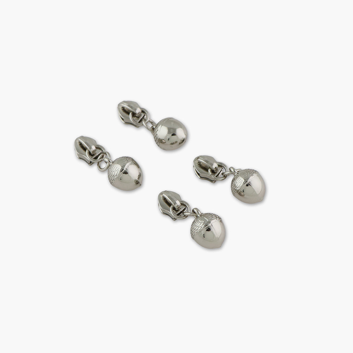 Four Acorn Zipper Pulls – Sallie Tomato