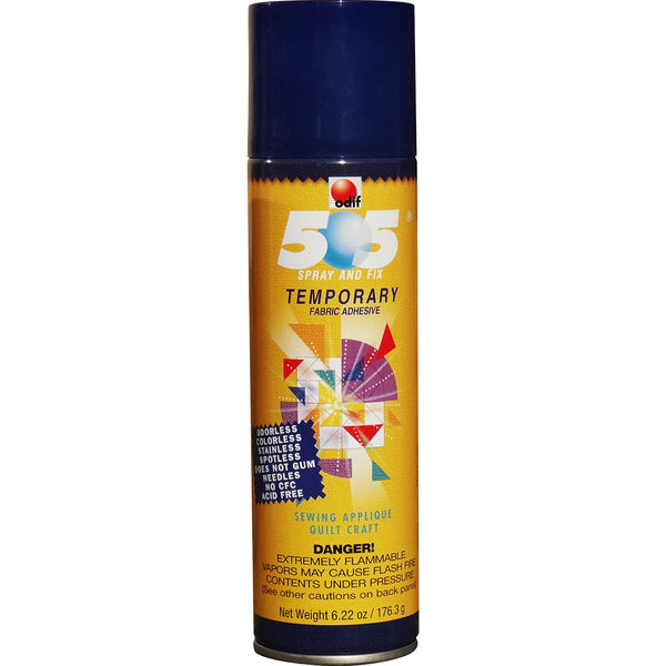  Odif 505 Spray & Fix Temporary Fabric Adhesive - Pack of 1 :  Arts, Crafts & Sewing