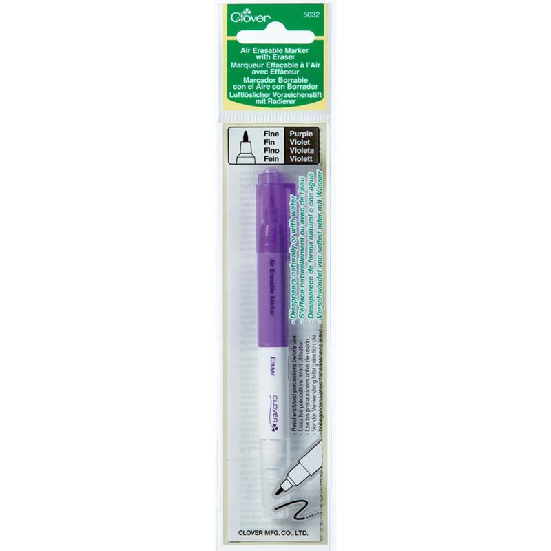 Clover Erasable Marker Purple Pen Fine