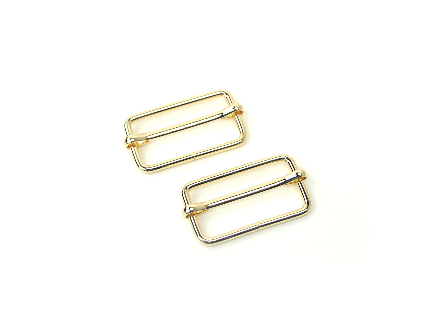 Two 1 1/2" Slider Buckles