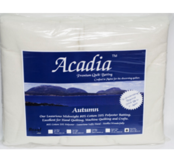 Bosal Foam & Fiber Acadia 385B-WHT Acadia Batting