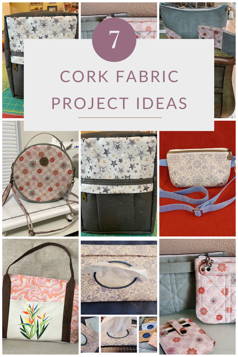 7 Cork Fabric Project Ideas!