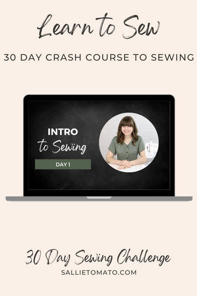 Aprende a coser Introducción | Día 1 del desafío de costura de 30 días | COSTURA PARA PRINCIPIANTES