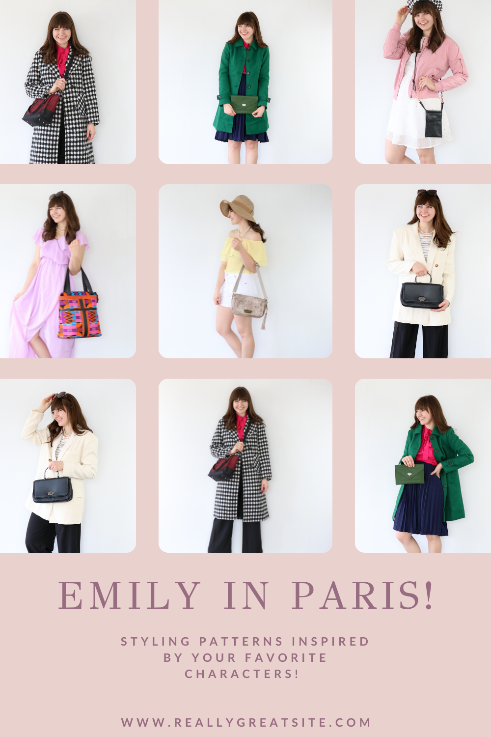 Emily in Paris Inspired Bags & Outfits – Sallie Tomato