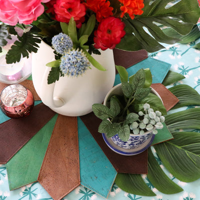 Around the World: DIY Belize-Inspired Tablescape + A NEW Pattern!