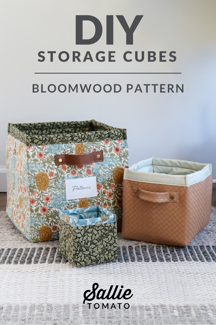 Simple, Stylish Storage Bins Tutorial & FREE Pattern!