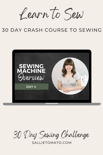 Descripción general de la máquina de coser | Día 4 del desafío de 30 días