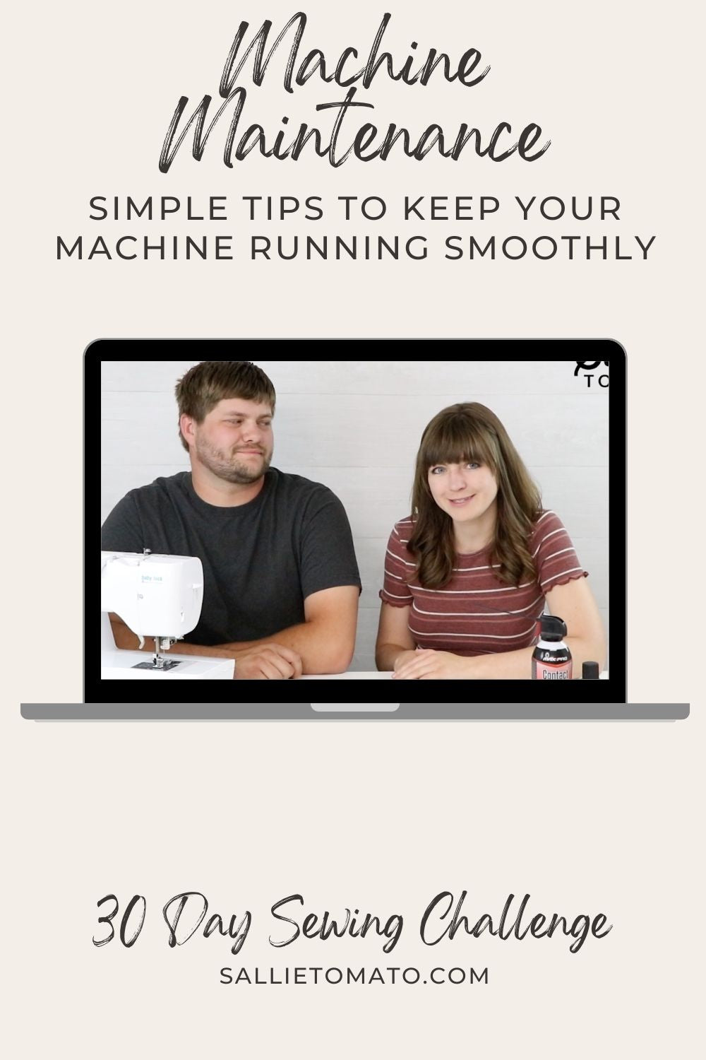 How to Clean & Care for a Sewing Machine | Day 29 of 30 Day Challenge