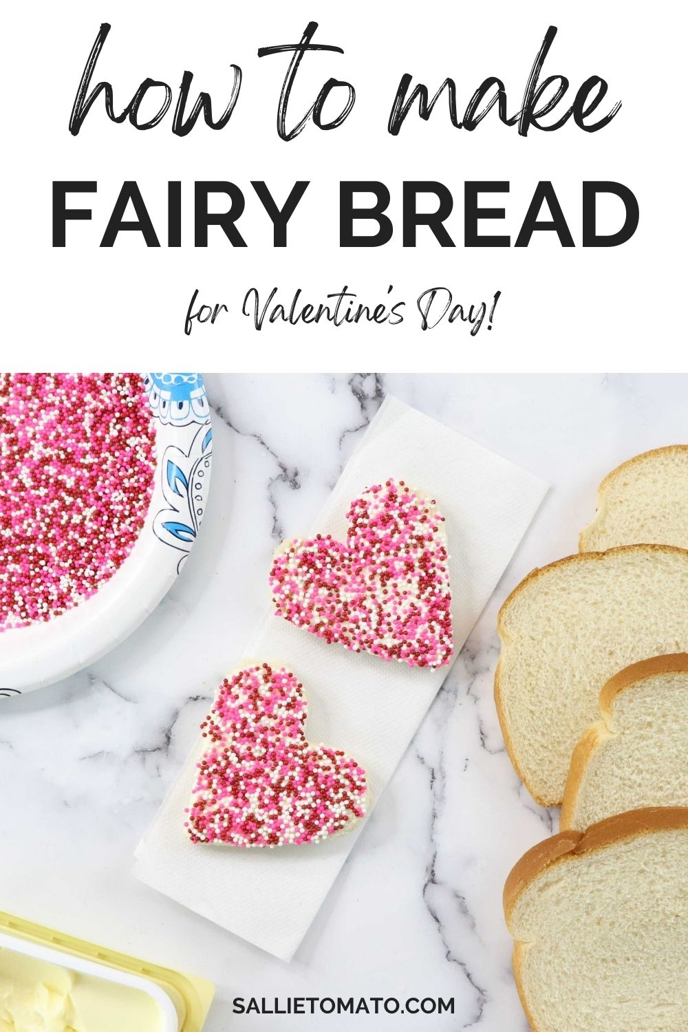 How to Make Fairy Bread Recipe (For Valentine's Day or Birthday Party!)