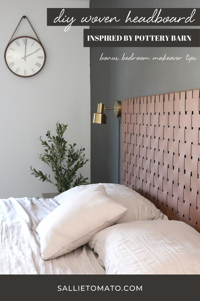 DIY Woven Faux Leather Headboard | FREE TUTORIAL