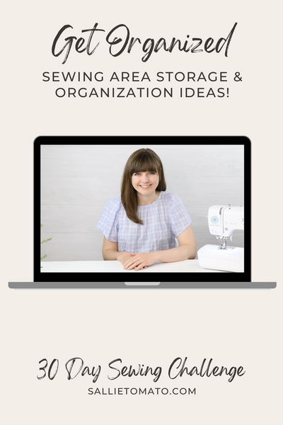 Sewing Area Storage & Organization Ideas | Day 30 of 30 Day Challenge