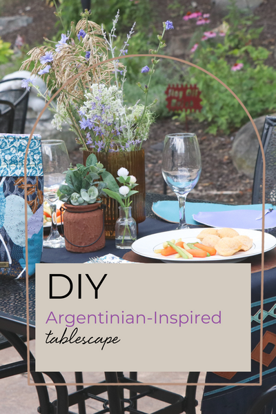 Around the World: Argentina-Inspired Tablescape + FREE Patterns!