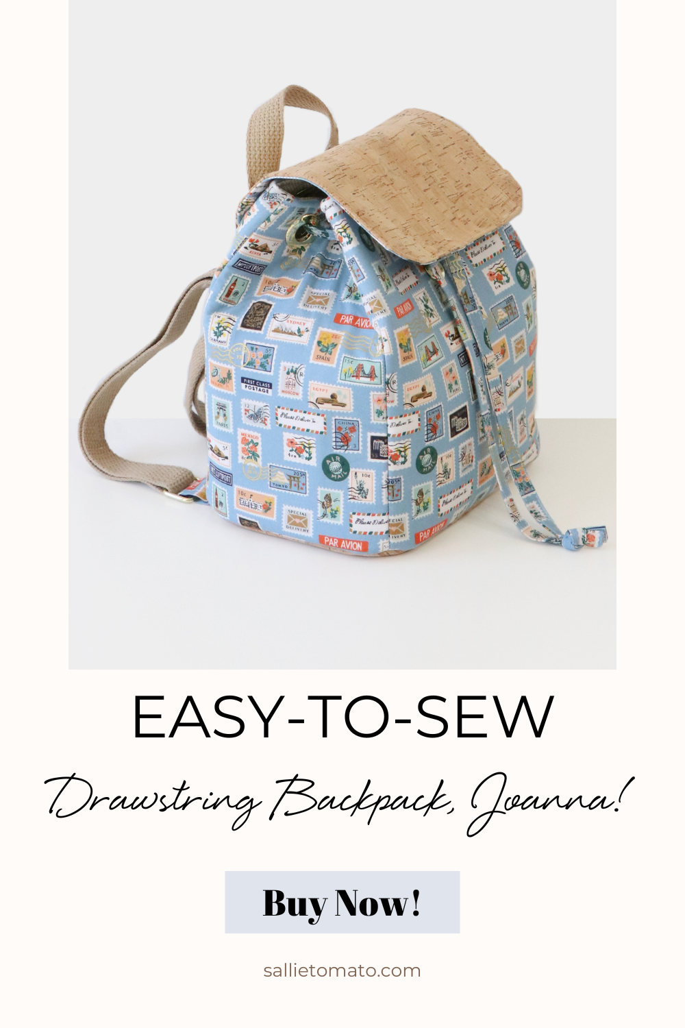 Meet, Joanna: Mini Drawstring Backpack | An Exclusive Missouri Star Pattern