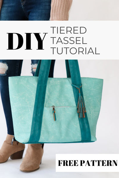Make Your Own Tiered Tassel Tutorial | No-Sew Bag Accessory!
