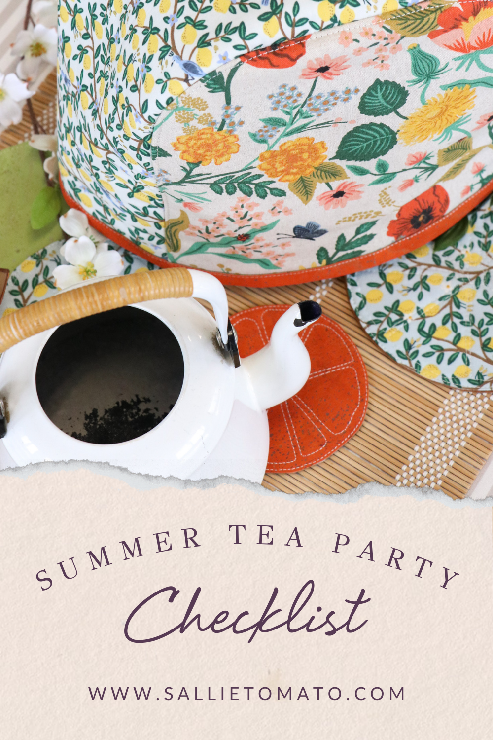 Summer Tea Party Checklist!