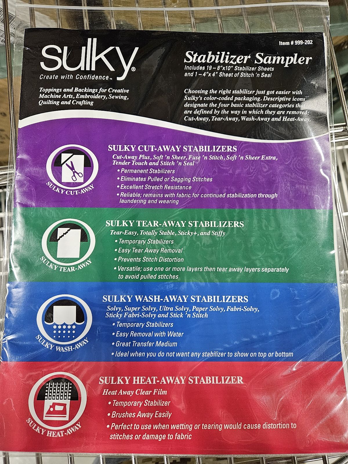 Sulky Stabilizer Sample Pack