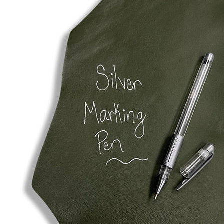 Silver Erasable Marking Pen & Refill Pack