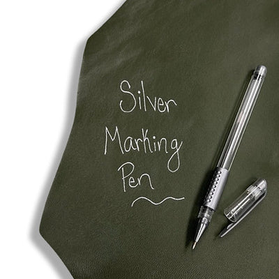 Silver Erasable Marking Pen & Refill Pack