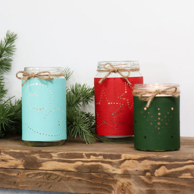 Free! Merry & Bright Candle Wrap Instant Download