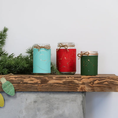 Free! Merry & Bright Candle Wrap Instant Download