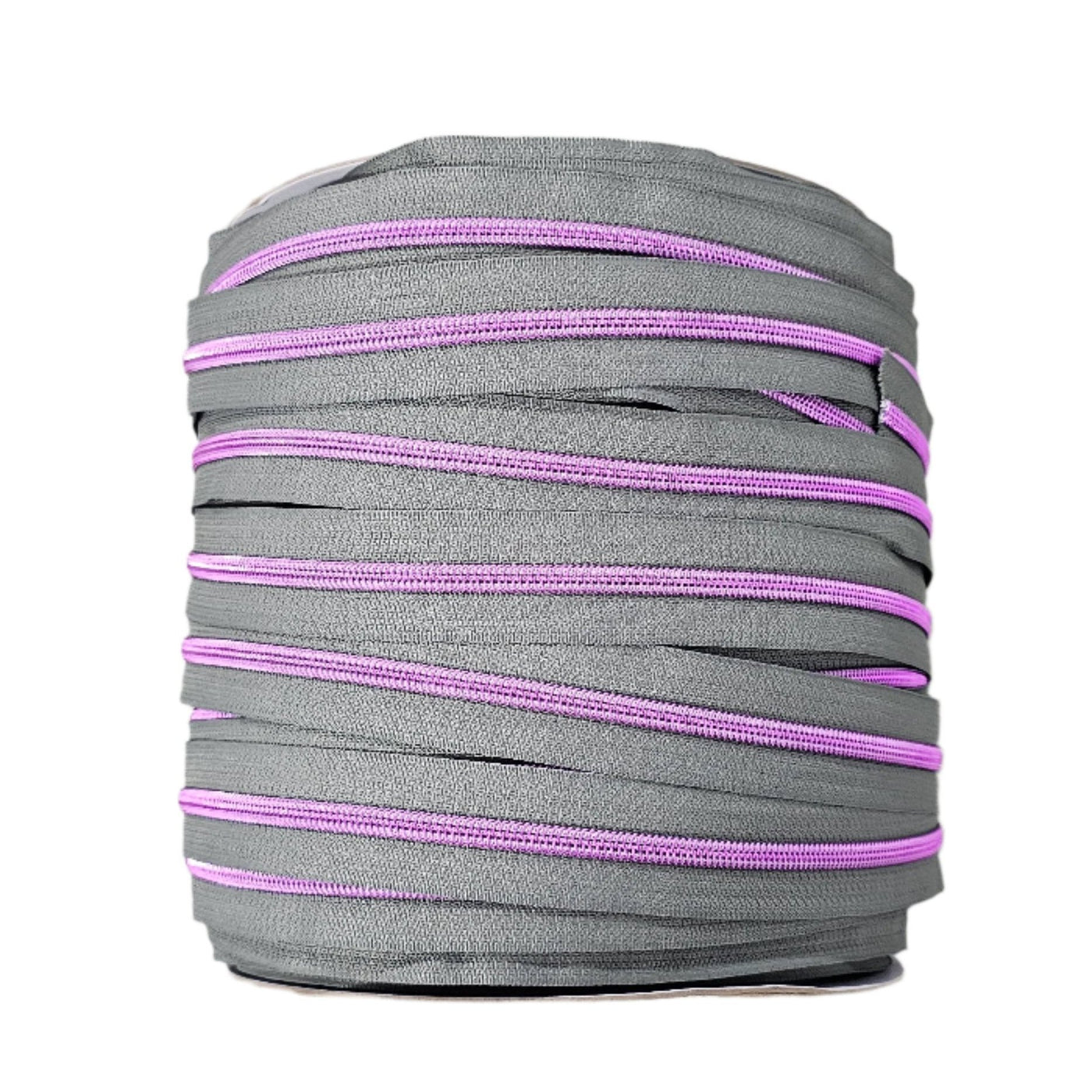 WAREHOUSE SPECIAL - Grey Zipper w/ Purple Coil