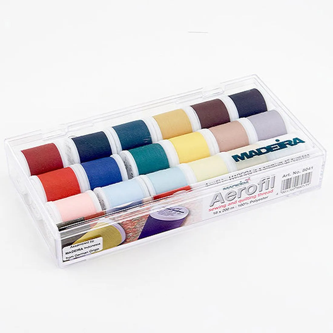 Madeira Polyester Aerofil 18 Spools of thread Gift Box