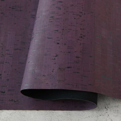 Rustic Amethyst Cork Fabric 12in Cuts