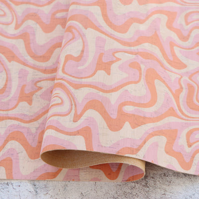 Packaged 1/2 Yard Cut: Groovy Cork Fabric