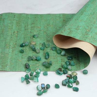 Rustic Jade Cork Fabric