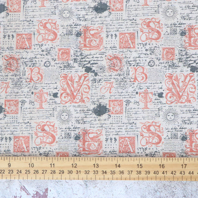 Medieval Journal Cork Fabric 12in Cuts