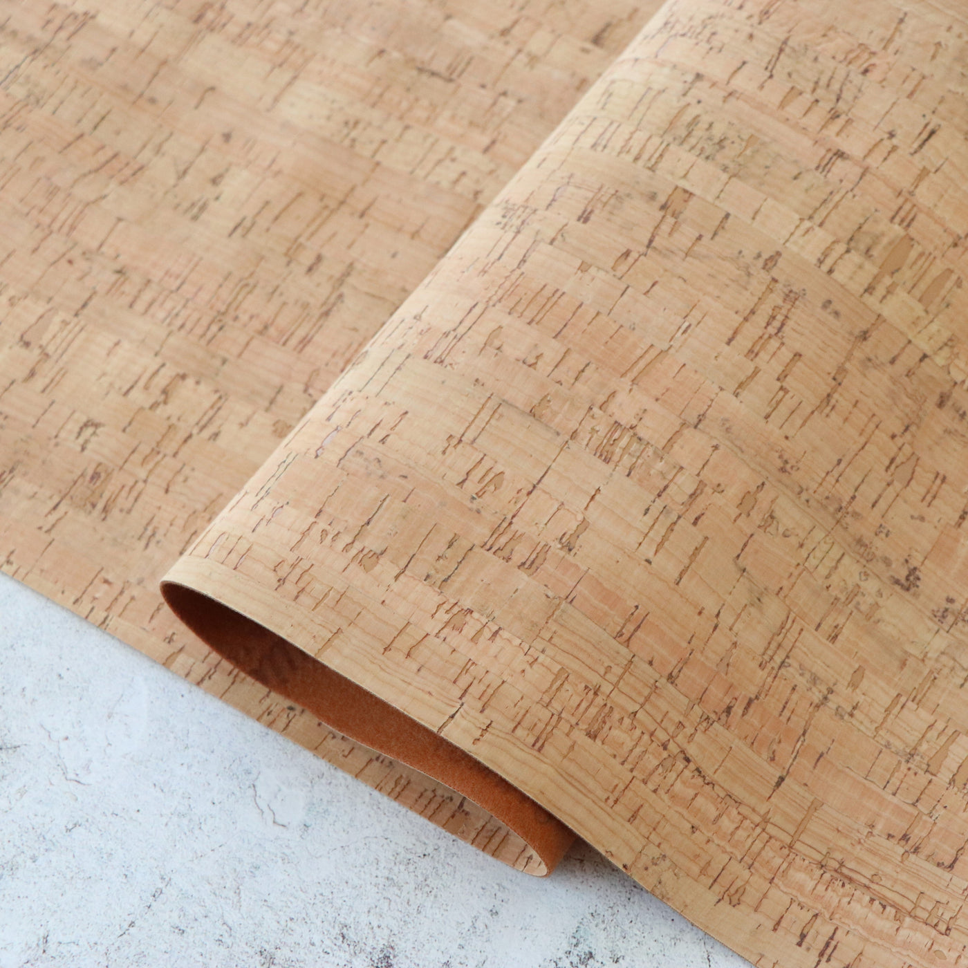 Rustic Natural Cork Fabric 12inch Cuts