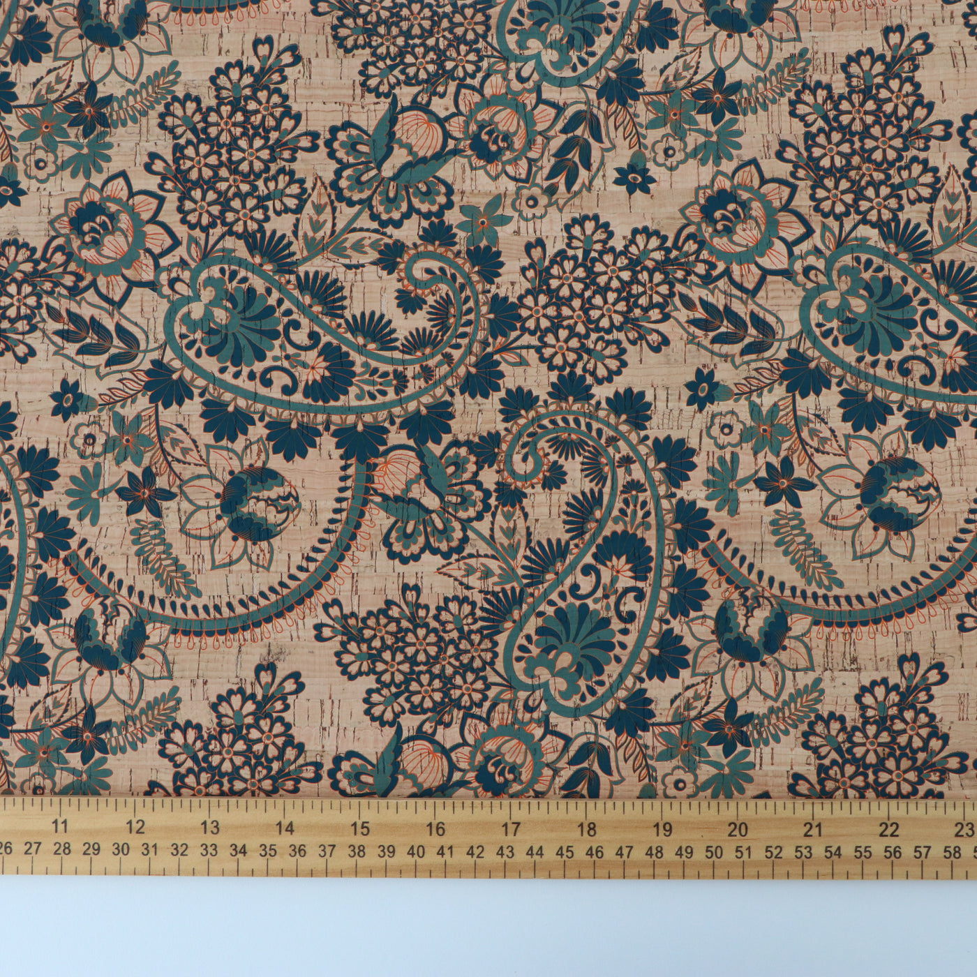 Western Paisley Cork Fabric