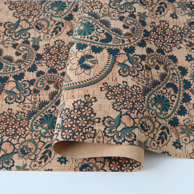 Western Paisley Cork Fabric