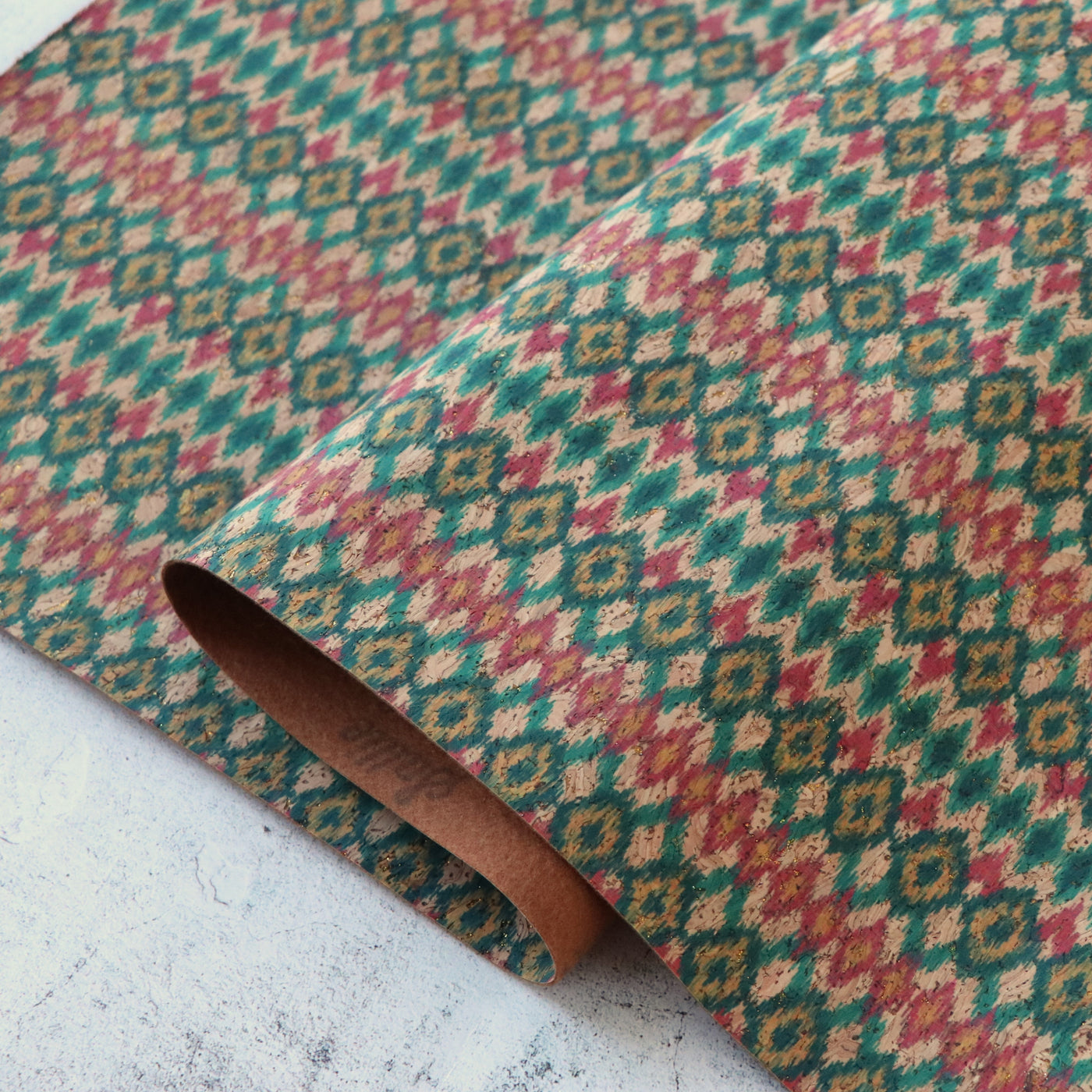 Packaged 1/2 Yard Cuts Limited Edition: Tribal Cork Fabric