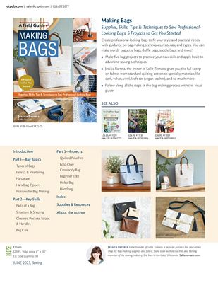 Beginner Tote - Making Bags: A Field Guide Kit