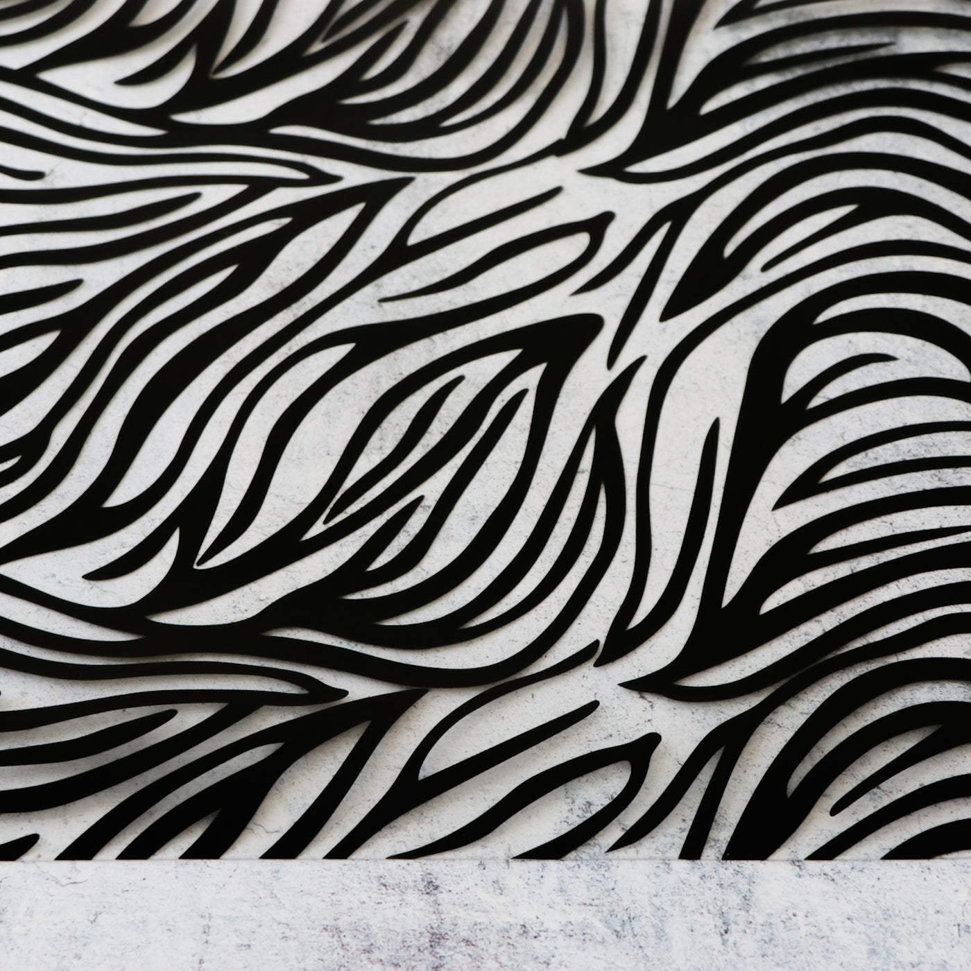Zebra Print Clear TPU Vinyl