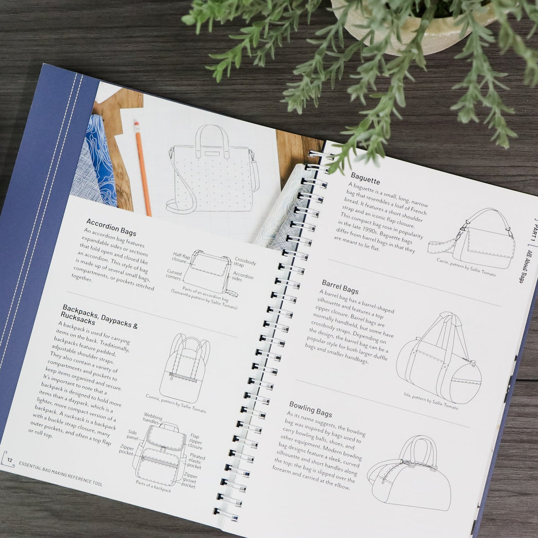 Essential Bag Making Reference Tool Book – Sallie Tomato