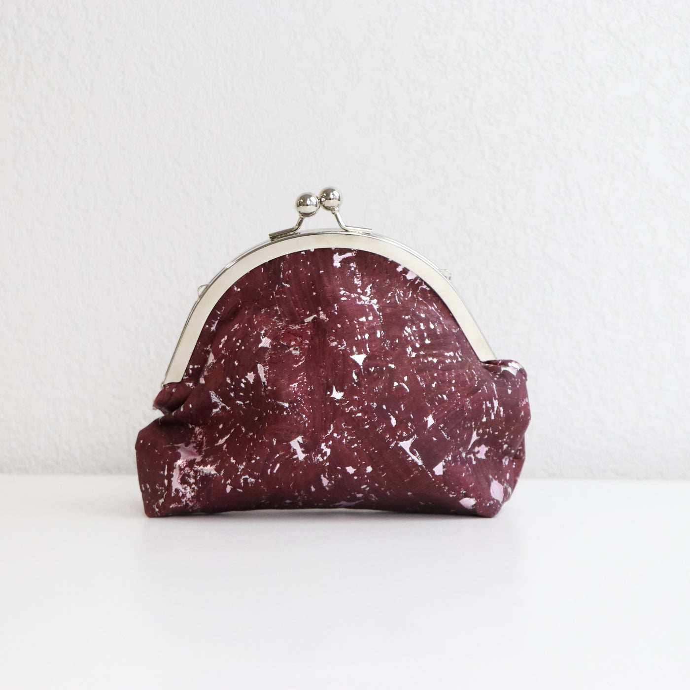 Sample Sale- Create with Cork Framed Clutch- Marble Purple Cork