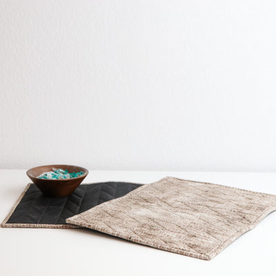 Sample Sale- Create with Cork Placemats- Surface Black Cork #1