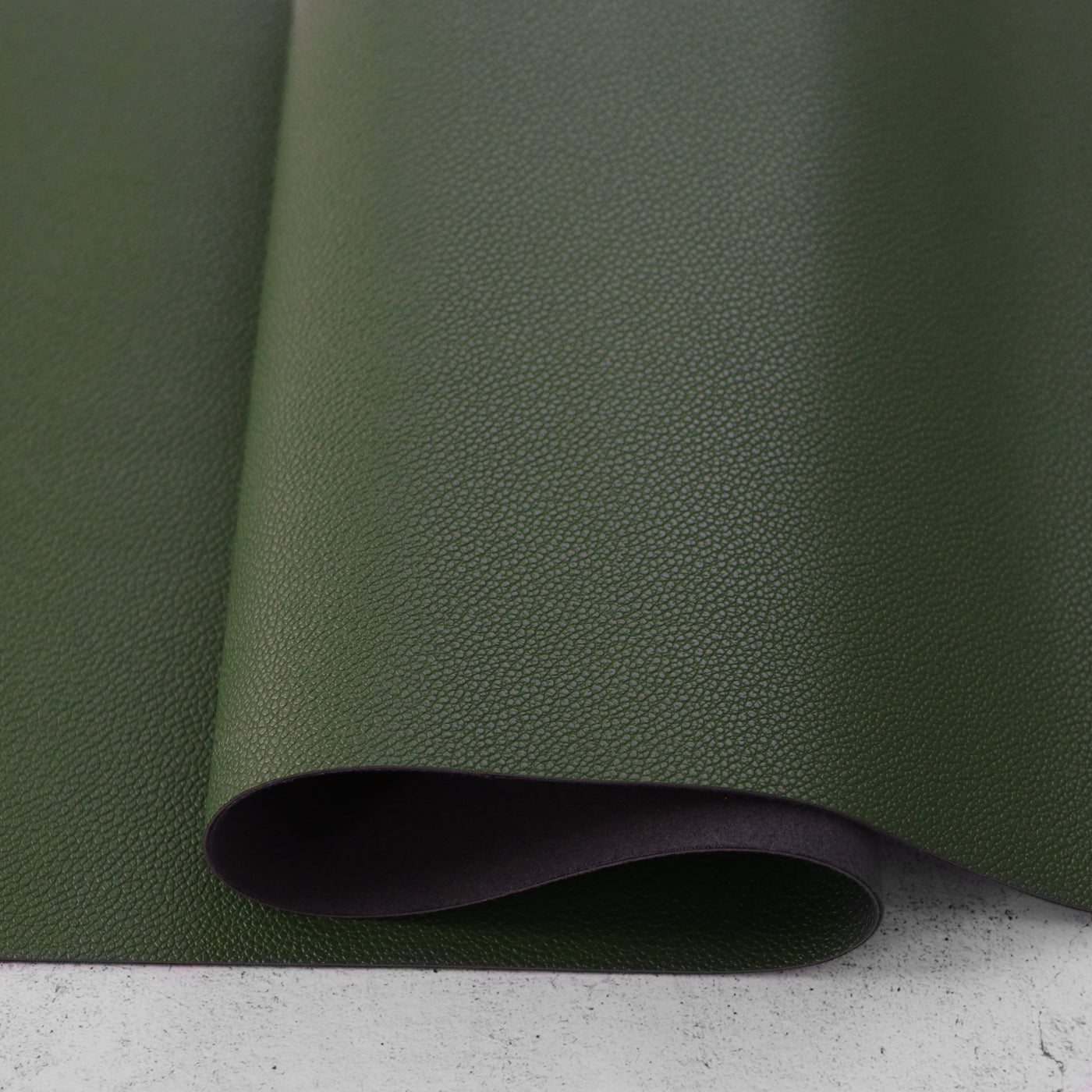 Forest Green Pebble Faux Leather