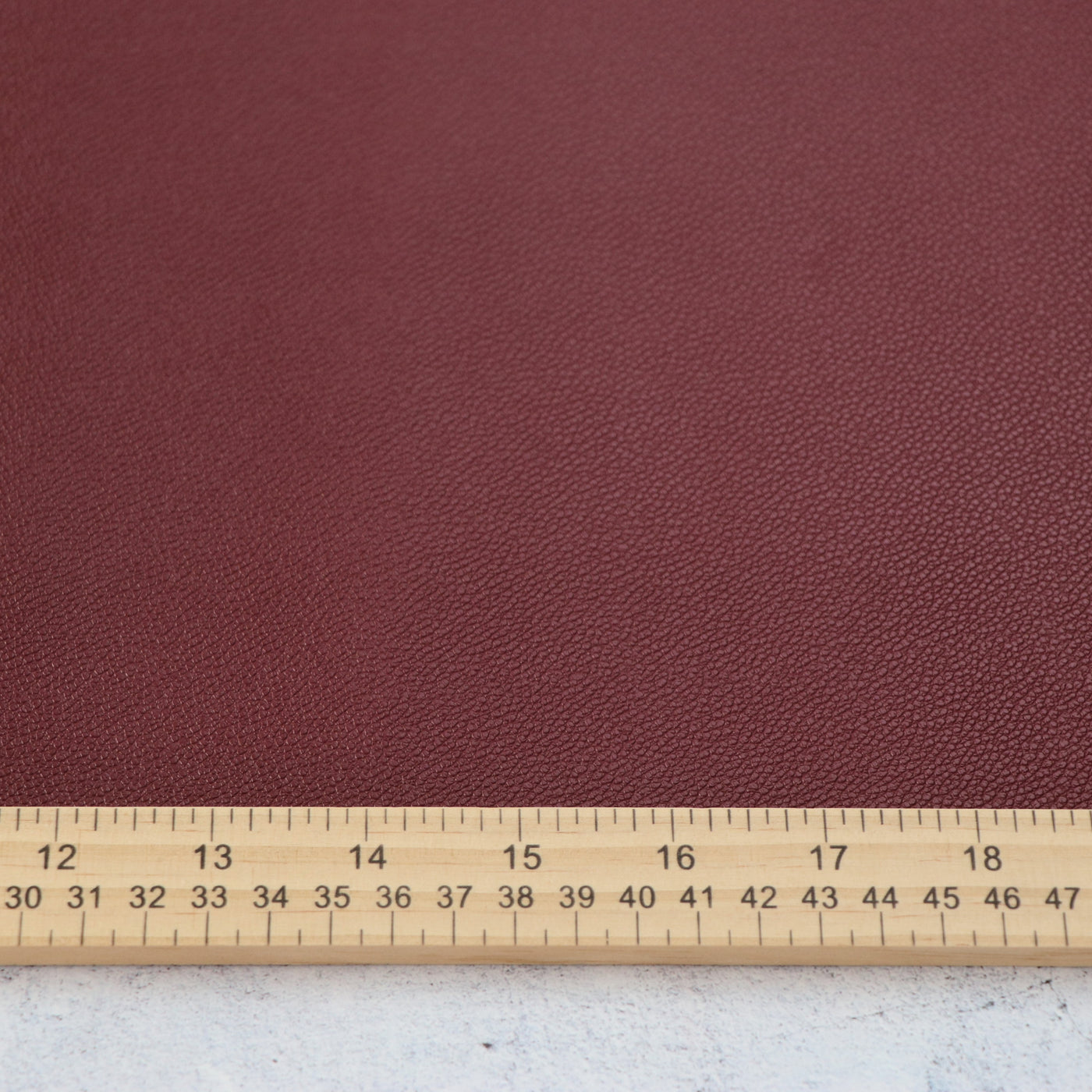 Cherry Pebble Faux Leather 12in Cuts