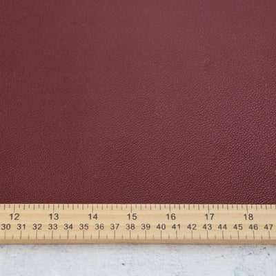 Cherry Pebble Faux Leather 12in Cuts