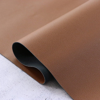 Brown Pebble Faux Leather