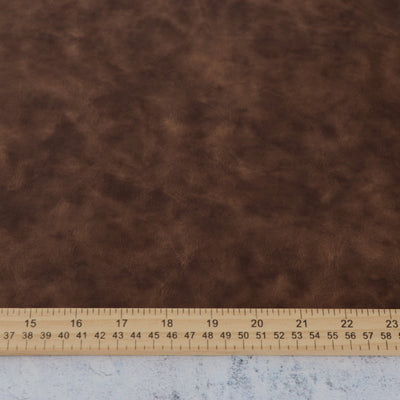 Packaged 1/2 Yard Cut: Cedar Rugged Faux Leather