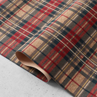 Tela rústica de corcho rubí