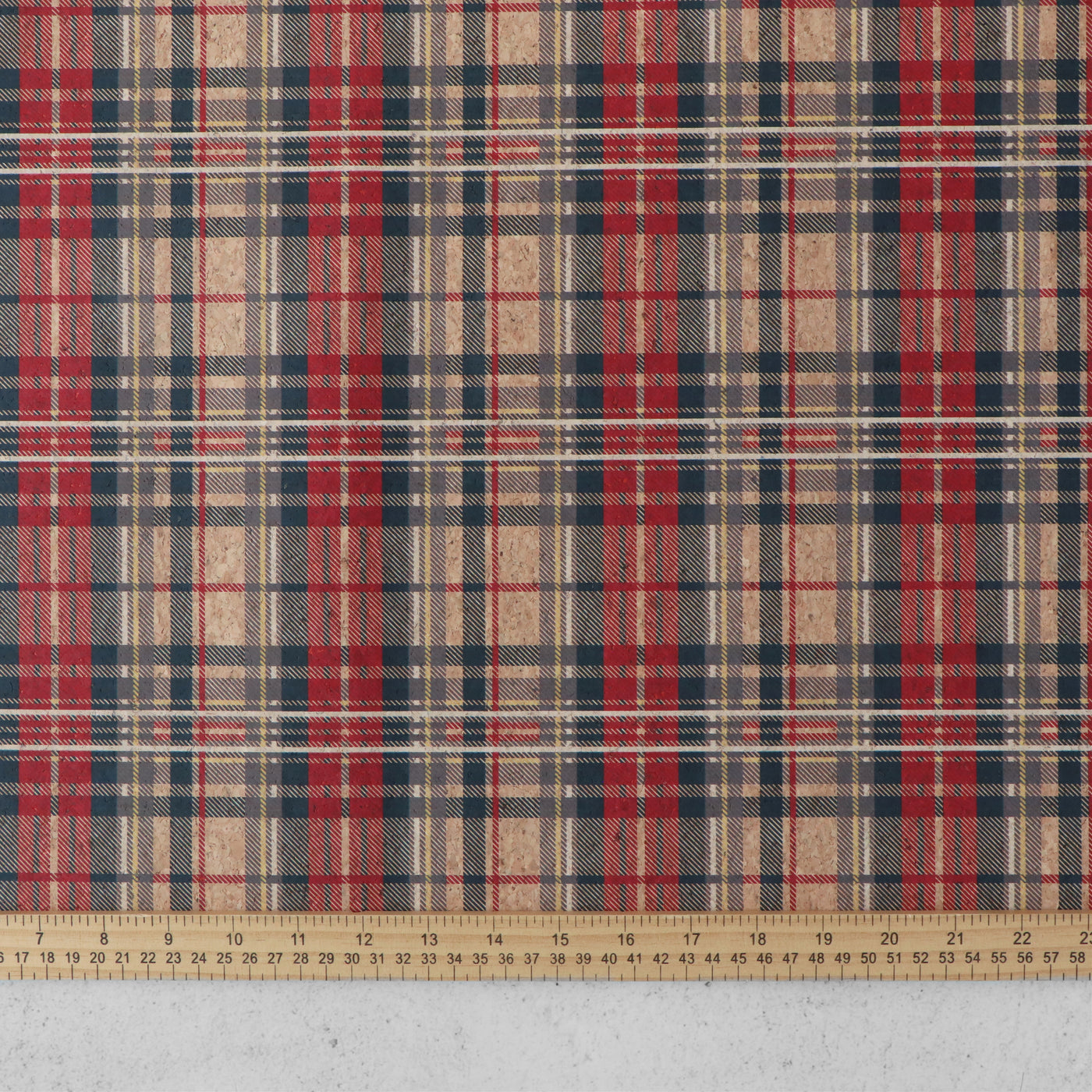 Tela rústica de corcho rubí